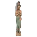 Thai Sawasdee Lady Statue