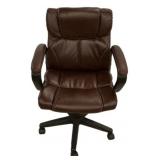 Leather Office Rolling Desk Chair