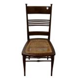 Victorian-style ladderback side chair