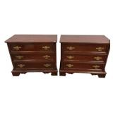 Pair of Bassett Furniture Side Tables