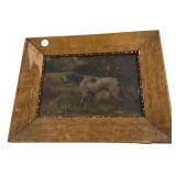 CT Frank 1903 hunting dog painting
