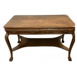 Early 20th Century Oak Library Table 29'h., 47'w