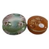 Two Porcelain Powder Boxes