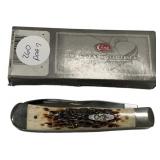 Case 6354GS SS Amber Trapper Folding Knife
