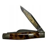 Fightn Rooster Florida Knife 1982 Club Folding Kni