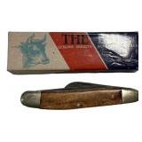Parker Cut The Bull Bone Stag Folding Knife