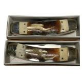 Two Parker Dach K236 2 Blade Folding Knife 4 1/2'