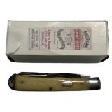 Schatt Morgan #19 Large Trapper SM. Oiled Bone Kni
