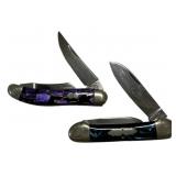 Two Fighn Rooster Folding Knives