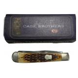 Case 6254 SS 1st Run Antique Trapper Folding Knife