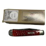 Case 6254 CV DR Red Trapper Folding Knife
