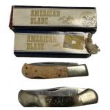 American Blade AB-36 and AB-16 Folding Knives