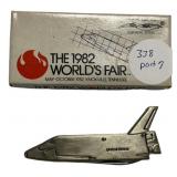 1982 World's Fair Paker Cut Folding Knife
