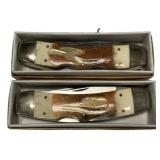 Two Parker Dach K236 2 Blade Folding Knife 4 1/2'