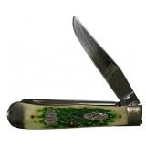 Case 6254 SS 2002 Christmas Trapper Folding Knife