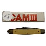 Cam II E-003 Aristocrat Ivory Micarta Handle Foldi