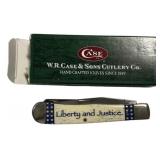 Case 6254 SS Natrl/Red Liberty and Justice Trapper
