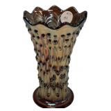 Carnival Glass Tree Trunk Vase