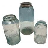 Antique Mason & Wilcox Fruit Jars Lot