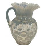 Fenton Opalescent Coin Dot Pitcher