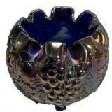 Carnival Glass Grape Rose Bowl
