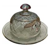 Victorian EAPG Covered Butter Dish