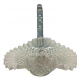Fenton Hobnail Opalescent Glass Basket