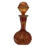 Marigold Carnival Glass Perfume Bottle