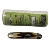 Northfield Un X LD 668210 Burnt Stag Folding Knife