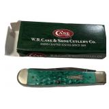 Case 6254 SS Jade Trapper Folding Knife