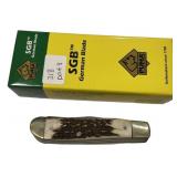 Puma 6410631S 10/RC Trapper Stag Folding Knife