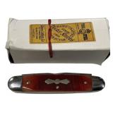 Queen City 203TR Cigar Trapper Red Saw Cut Folding