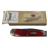 Case 6254 CV DR RED Trapper Folding Knife
