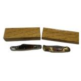 Parker Cut Co. Single Blade and 3 Blade Folding Kn