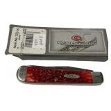Case 6254 SS DR RED Trapper Folding Knife