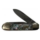 1998 Bulldog Brand Canoe Abalone Pearl 2 Blade Fol