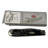 Case 6254 SS Rough Blac Trapper Folding Knife