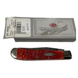 Case 6254 SS DR Red Trapper Folding Knife