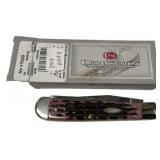 Case 6254 SS Cabernet Trapper Folding Knife