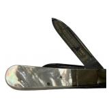 Fightn Rooster 1981 Western Reserve Cutlery Foldin