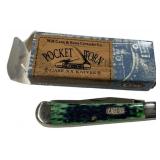 Case 6254 SS Aquamarine Trapper Folding Knife