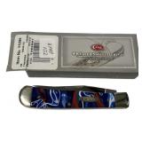 Case 10254 SS Patriotic Trapper Folding Knife