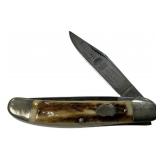Bulldog Brand Stag Folding Knife