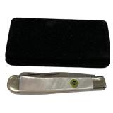 Hen and Rooster 160 Years Edition MOP Folding Knif