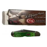 Case 61749L SS BR GRN Mini Copperlock Folding Knif