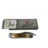 Case 61953L SS Amber Russlock Folding Knife
