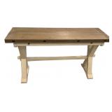 Farmhouse Harlowe Flip Lid Console Table 31"h., 5