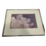16"h., 20"w Signed Nelson Cloud Photograph
