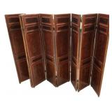 Chinese 8-Panel Wood Folding Screen