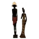 Pair of African Figurine Statues